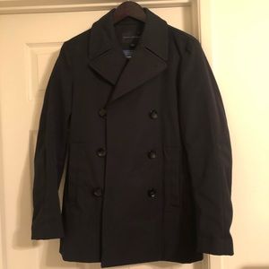 Banana Republic Navy Blue Trench Coat